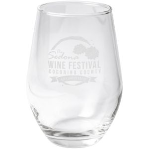 Etched Stemless Wine Glass 11.5 Oz 1 Etched Stemless Wine Glass 11.5 Oz 1