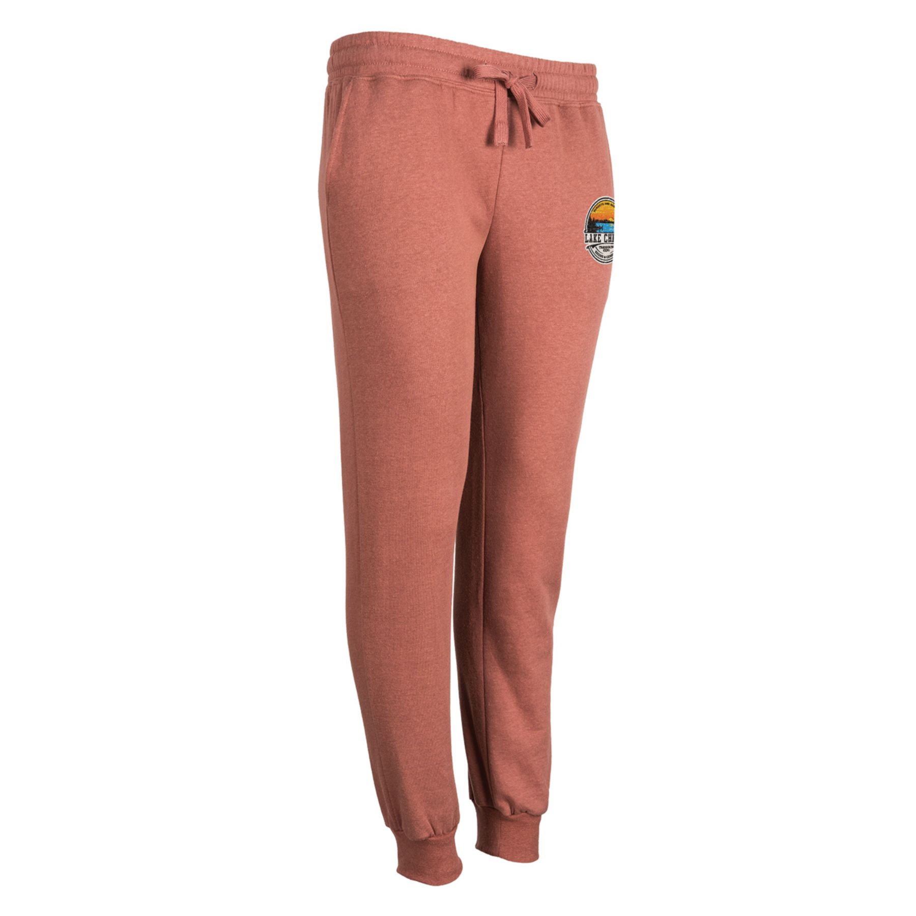 Women's Soft Fitted Sweatpants - Embroidery 1