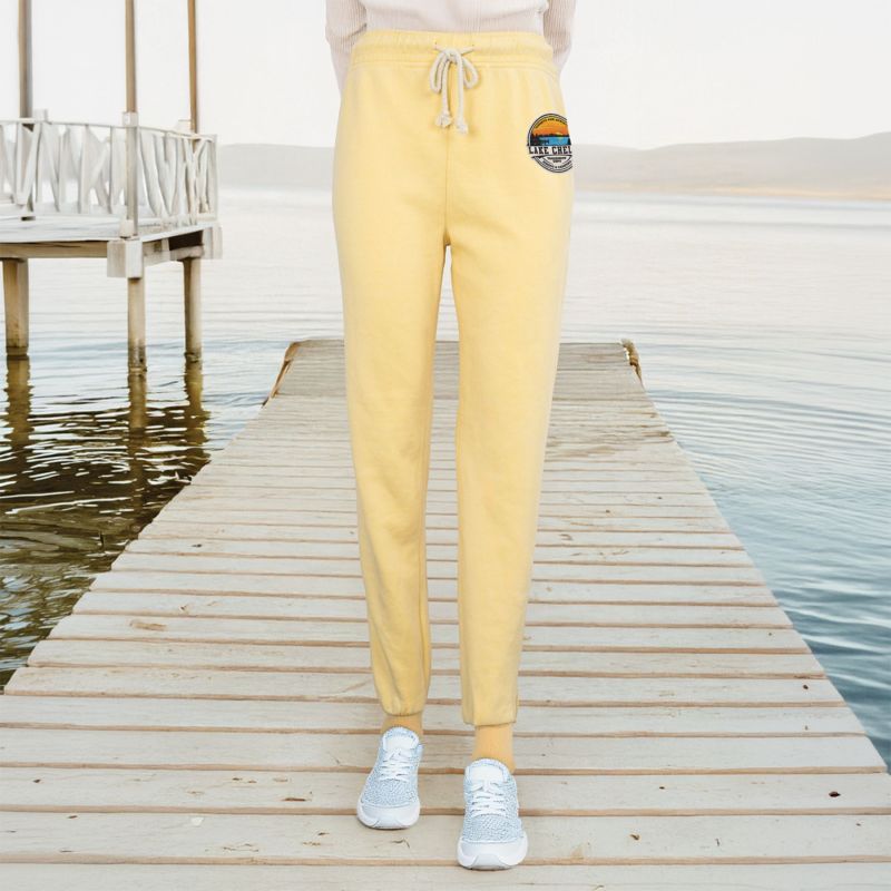 Women's Soft Fitted Sweatpants - Embroidery 1 Women's Soft Fitted Sweatpants - Embroidery 1