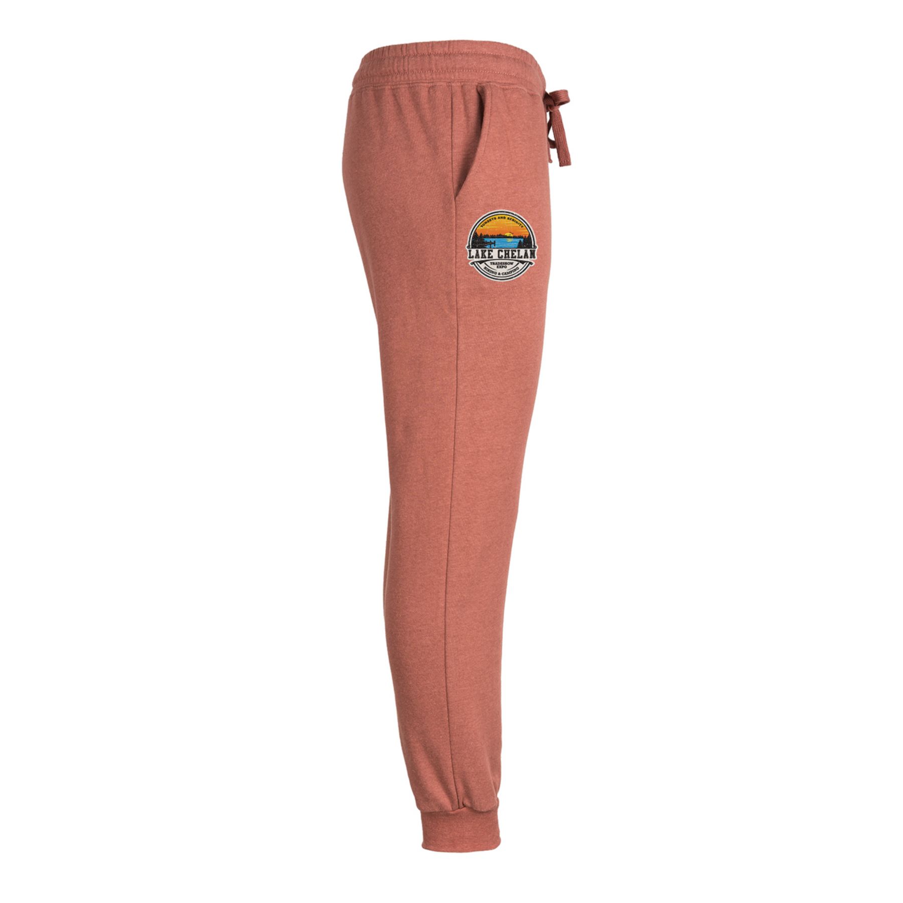 Women's Soft Fitted Sweatpants - Embroidery 1