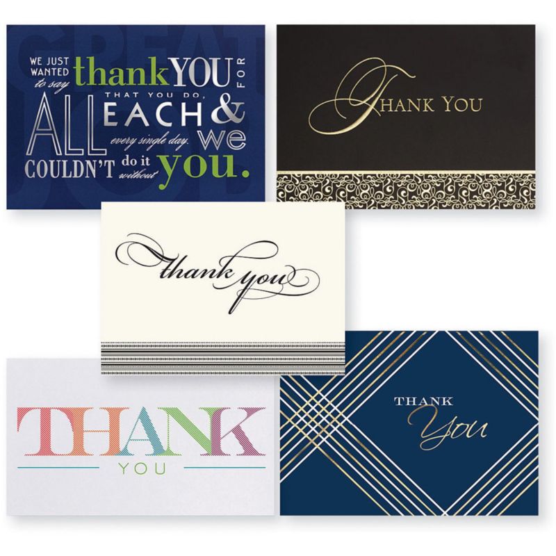 Thank You Assortment Pack (25 Cards Per Pack) 1 Thank You Assortment Pack (25 Cards Per Pack) 1