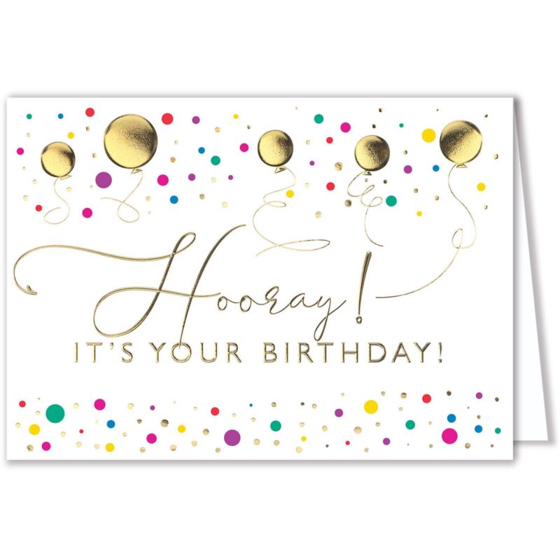 Birthday Hooray Card 1 Birthday Hooray Card 1