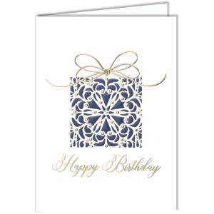 Navy Birthday Present Card 1 Navy Birthday Present Card 1