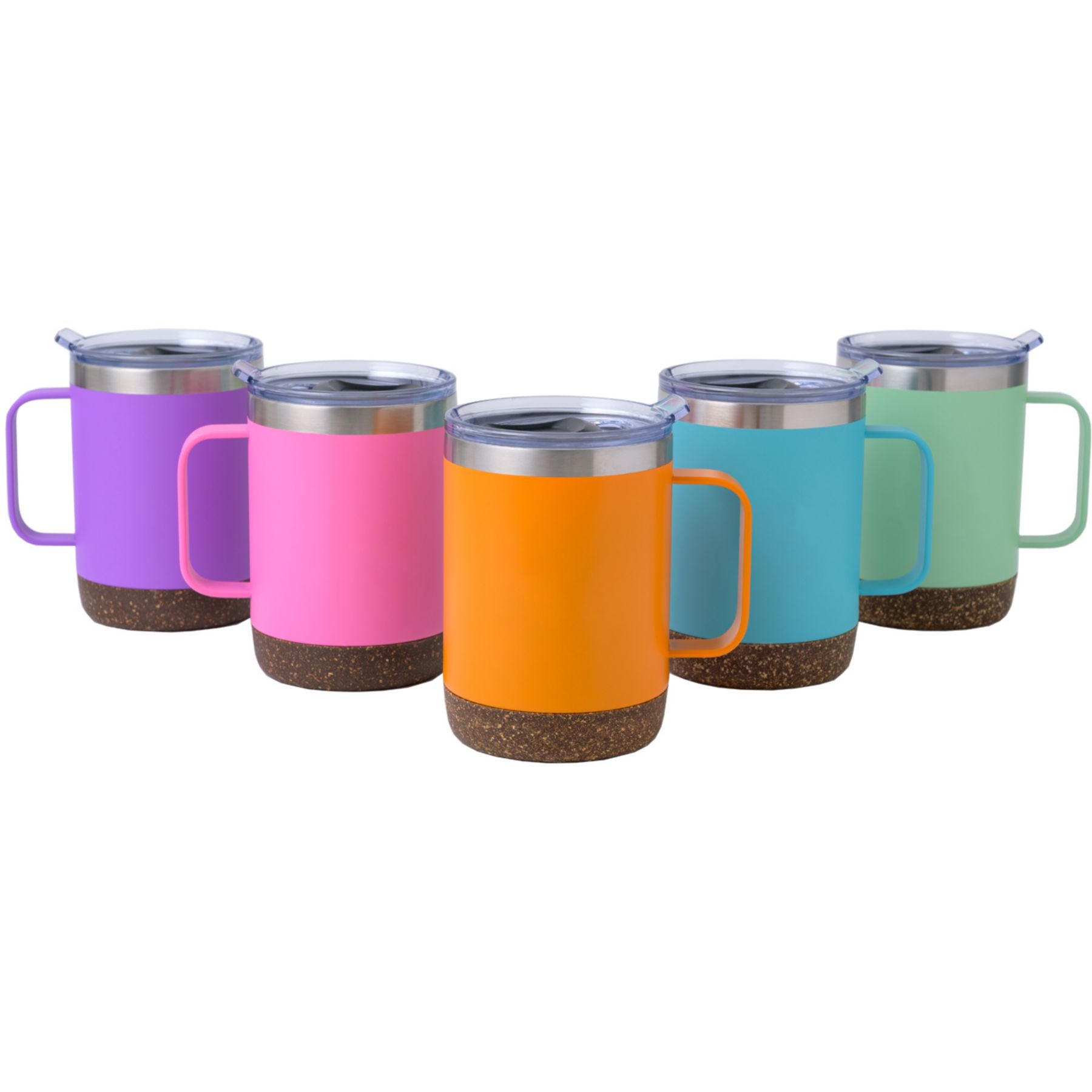 Saratoga Cork Bottom Brite Mug 12 Oz 1