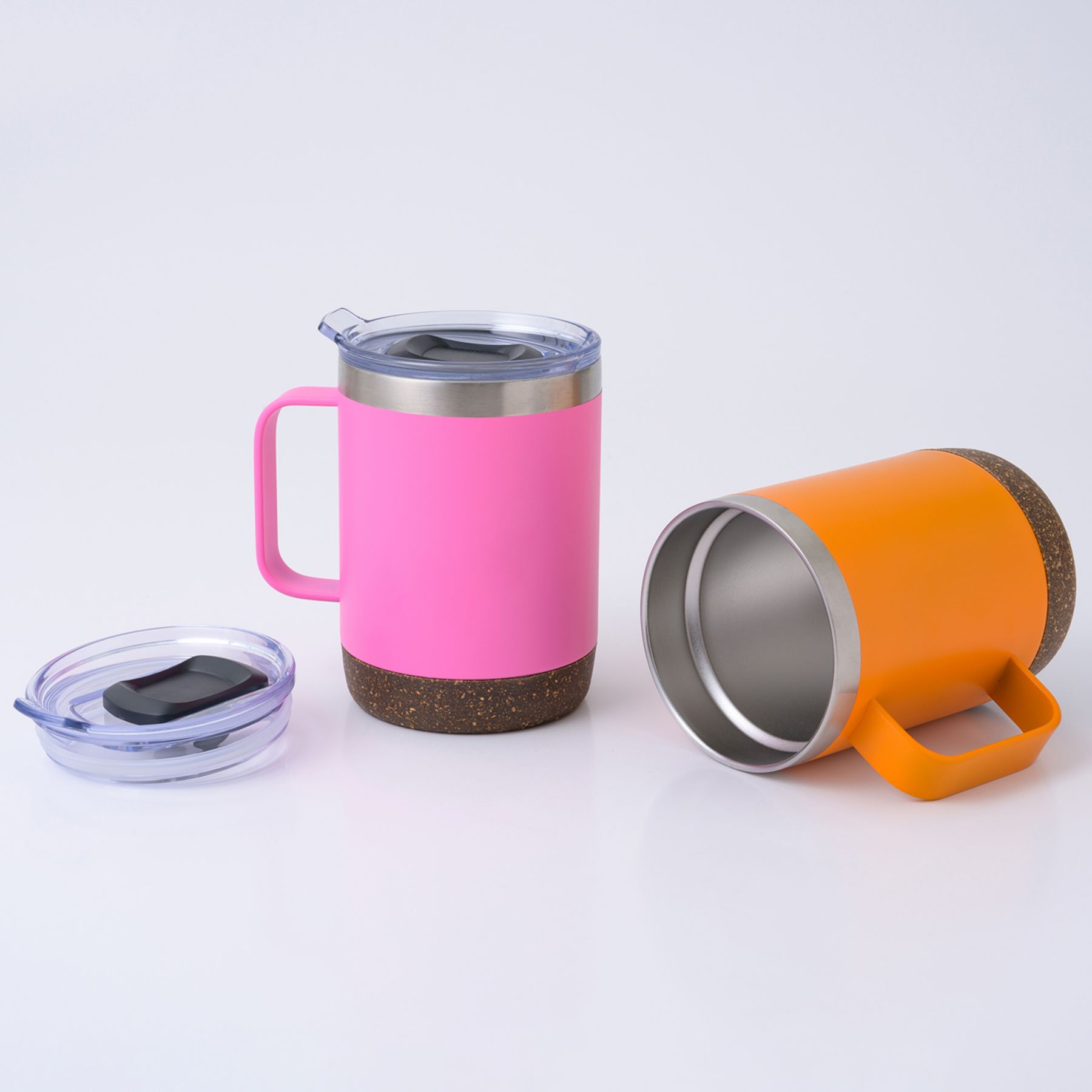 Saratoga Cork Bottom Brite Mug 12 Oz 1