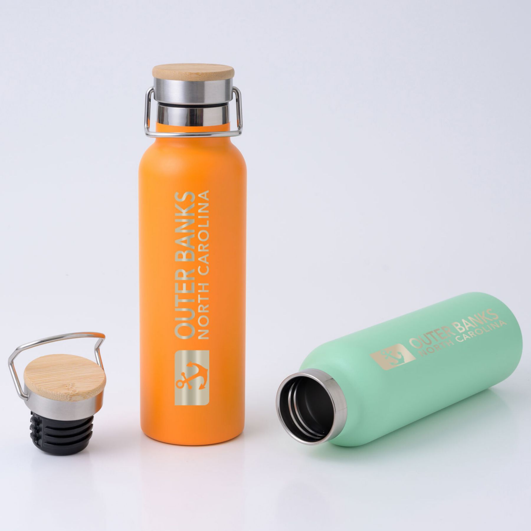 Saratoga Spirit Brite Stainless Water Bottle 20 Oz 1