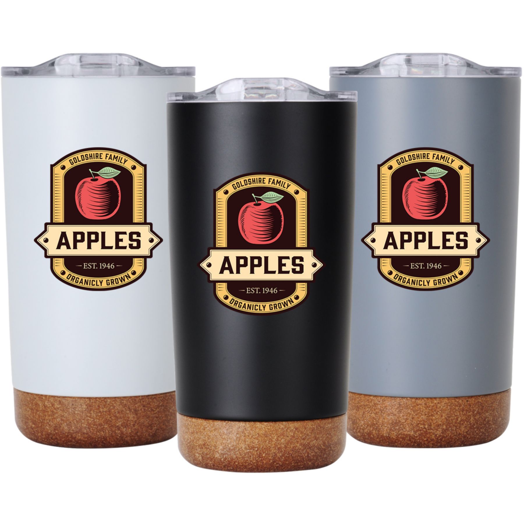 Full Color Cork Bottom Tumbler 18 Oz 1