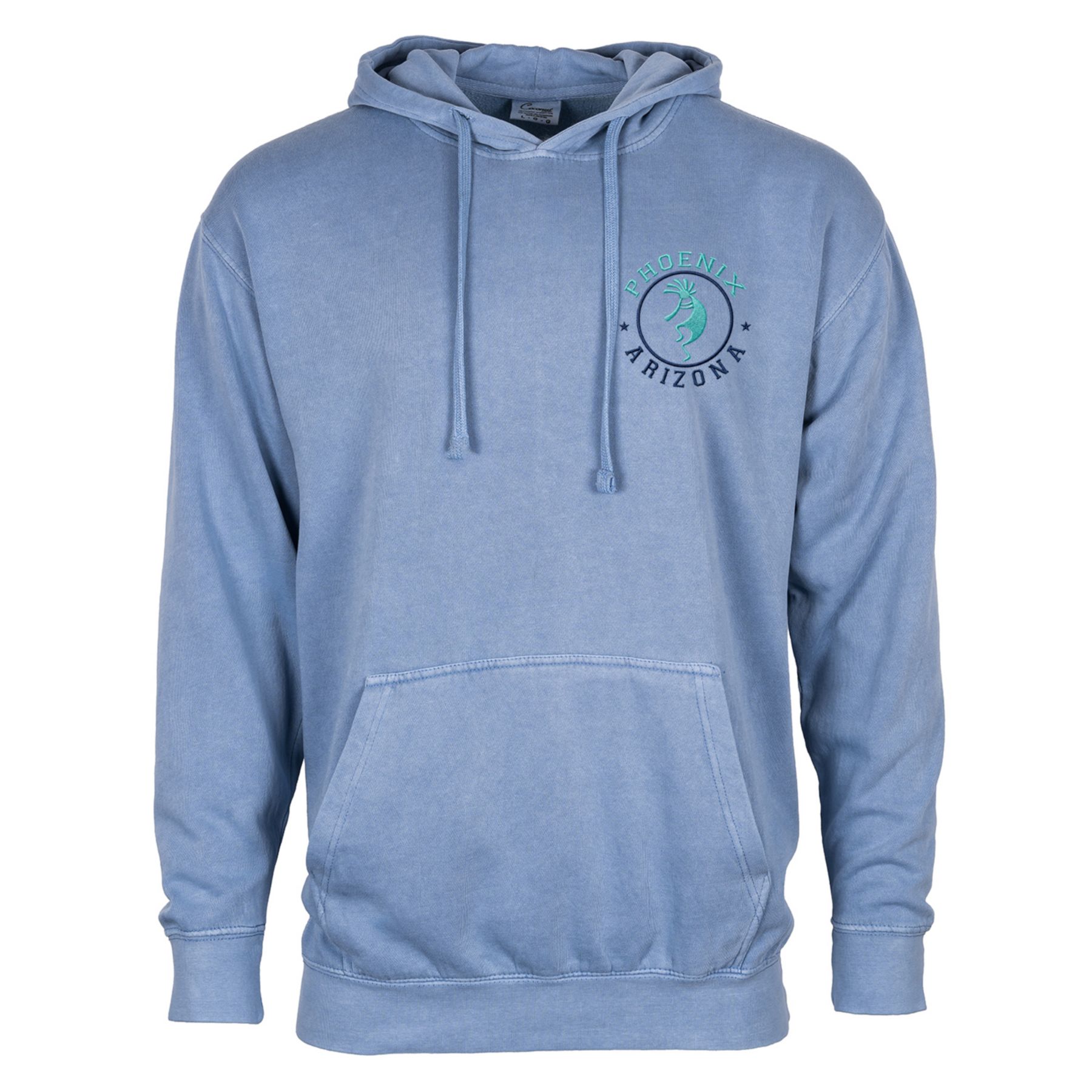 Unisex Garment Dye Hoodie Embroidered 1