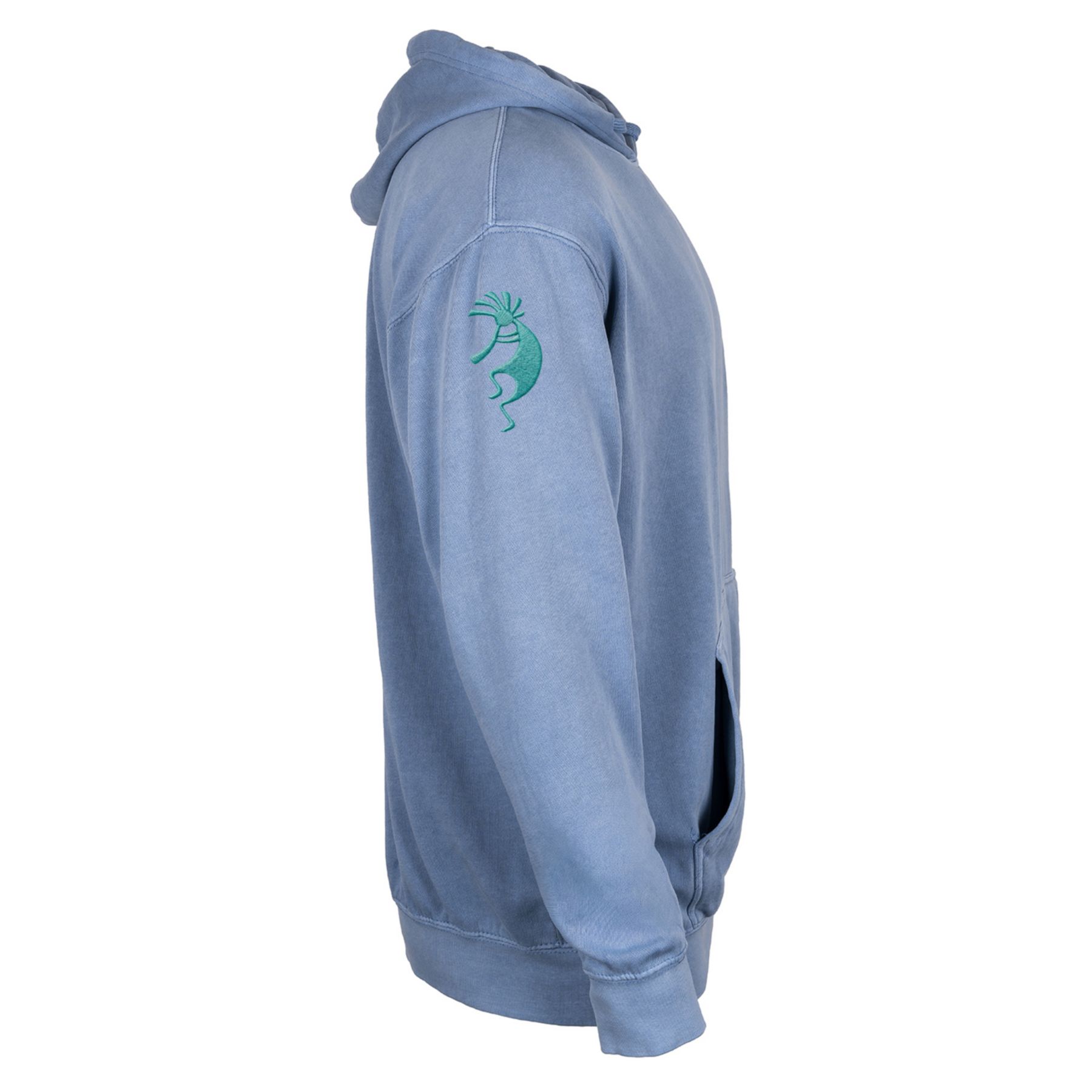 Unisex Garment Dye Hoodie Embroidered 1