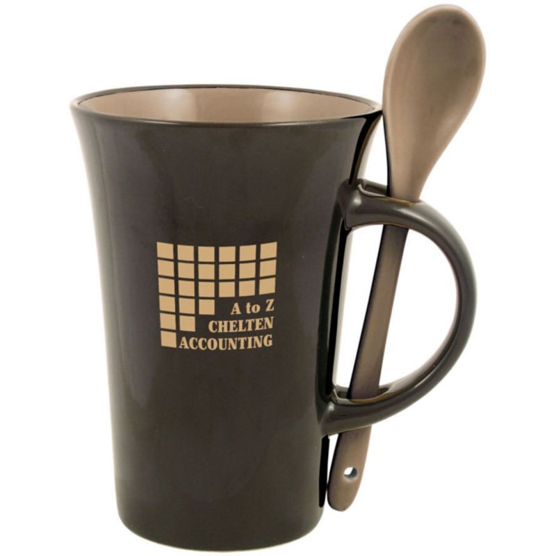 Latte Spoon Mug 12 Oz. 1 Latte Spoon Mug 12 Oz. 1