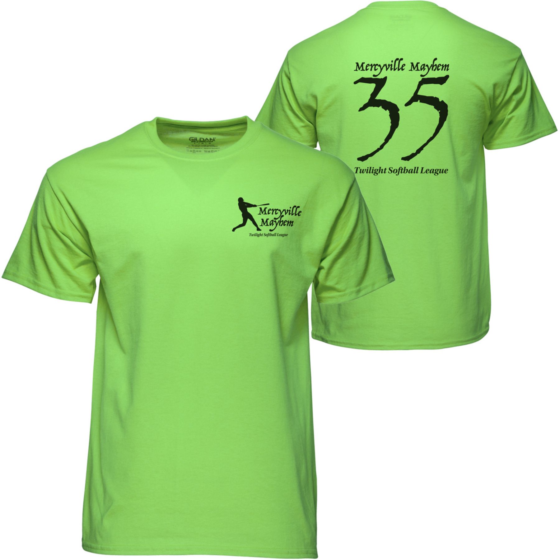 Gildan Screen Printed 50/50 Colored T-Shirt 1
