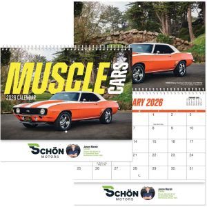 Full Color Muscle Cars Spiral Wall Calendar 1 Full Color Muscle Cars Spiral Wall Calendar 1