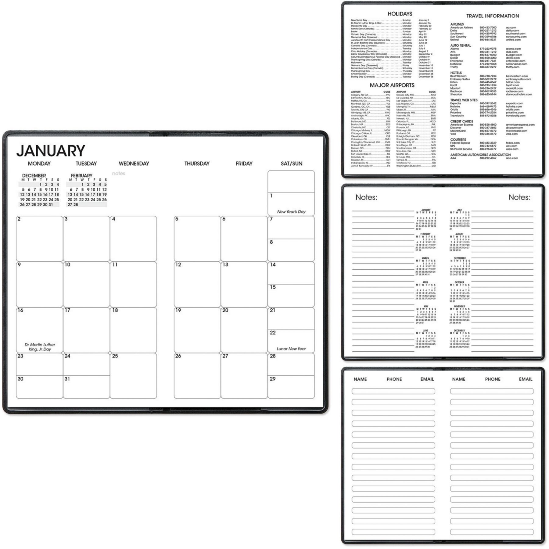Compass Pocket Planner Monthly 1