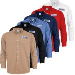 Embroidered Mens Long Sleeve Twill Dress Shirt 3 Embroidered Mens Long Sleeve Twill Dress Shirt 3