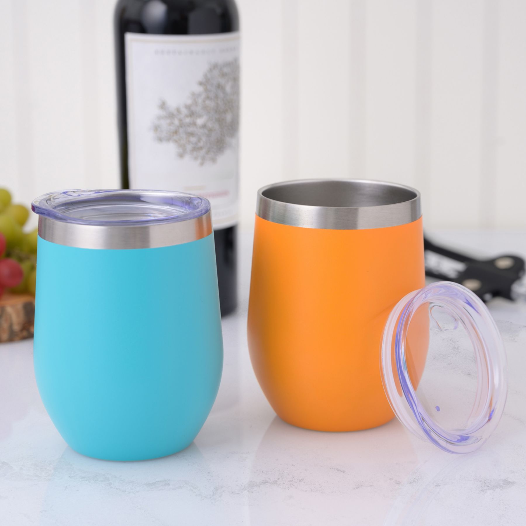 Saratoga Cruise Stemless Brite Wine Tumbler 12 Oz 1