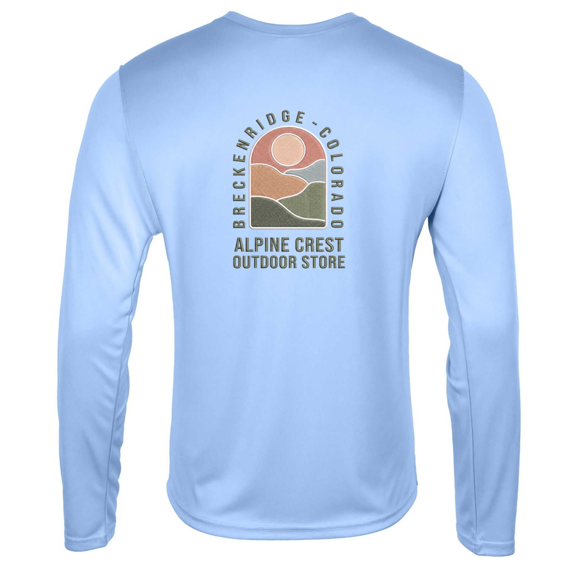 Performance Blended Long-Sleeve Shirt-Embroidered 1