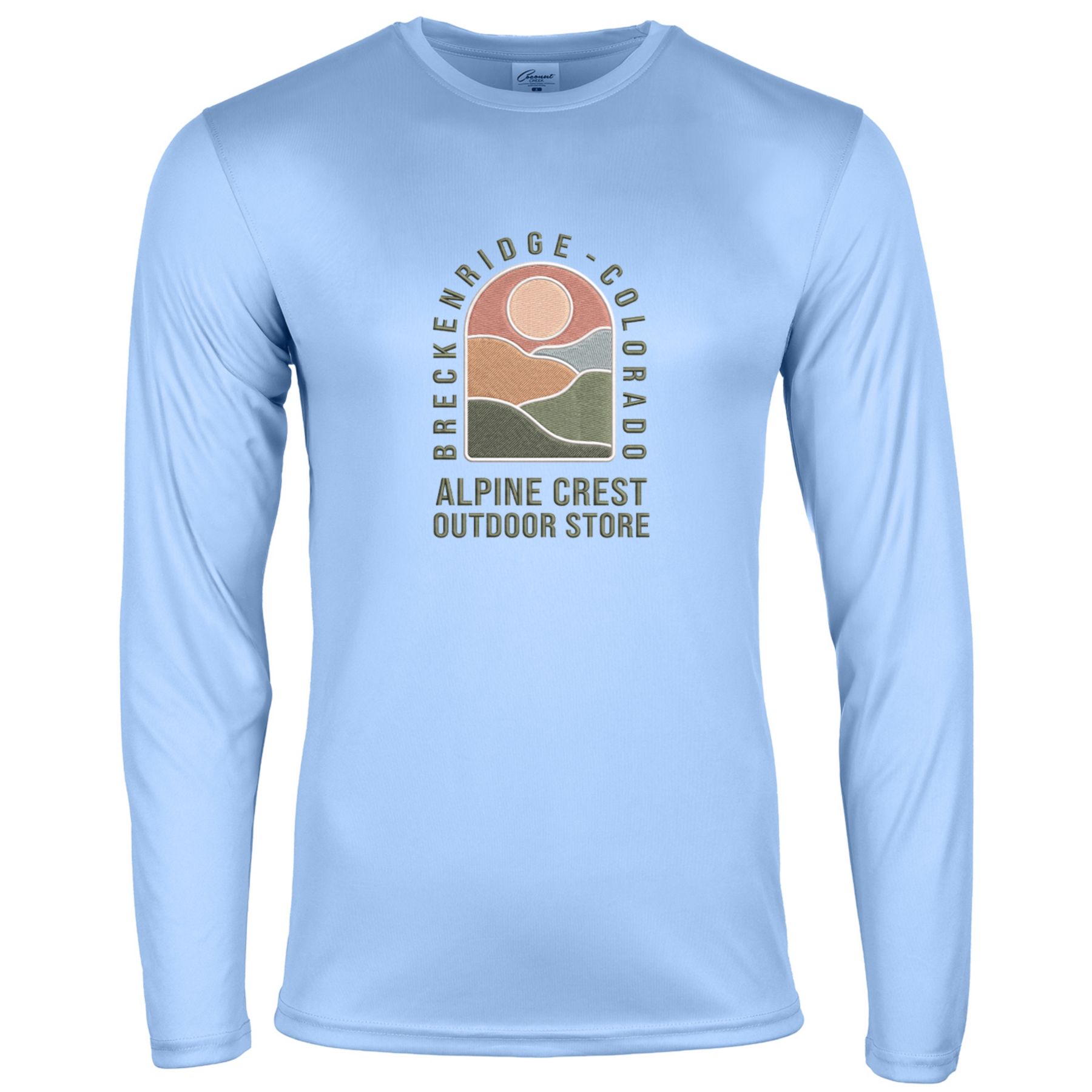 Performance Blended Long-Sleeve Shirt-Embroidered 1