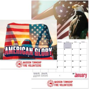 American Glory Stapled Wall Calendar 1 American Glory Stapled Wall Calendar 1