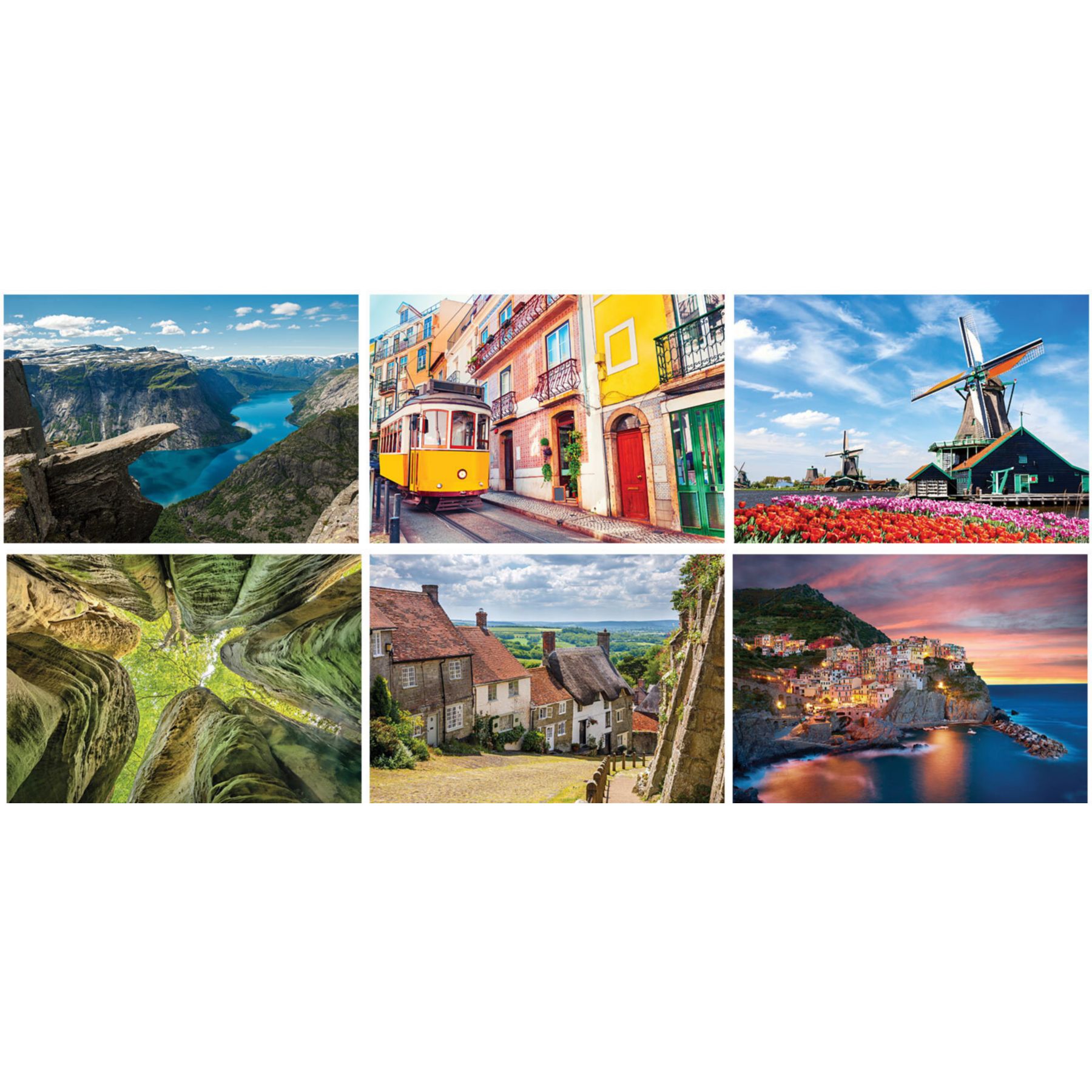 Scenic Europe Spiral Wall Calendar 1