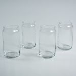 Full Color Can Shape Glass Set Of 4 2 Full Color Can Shape Glass Set Of 4 2