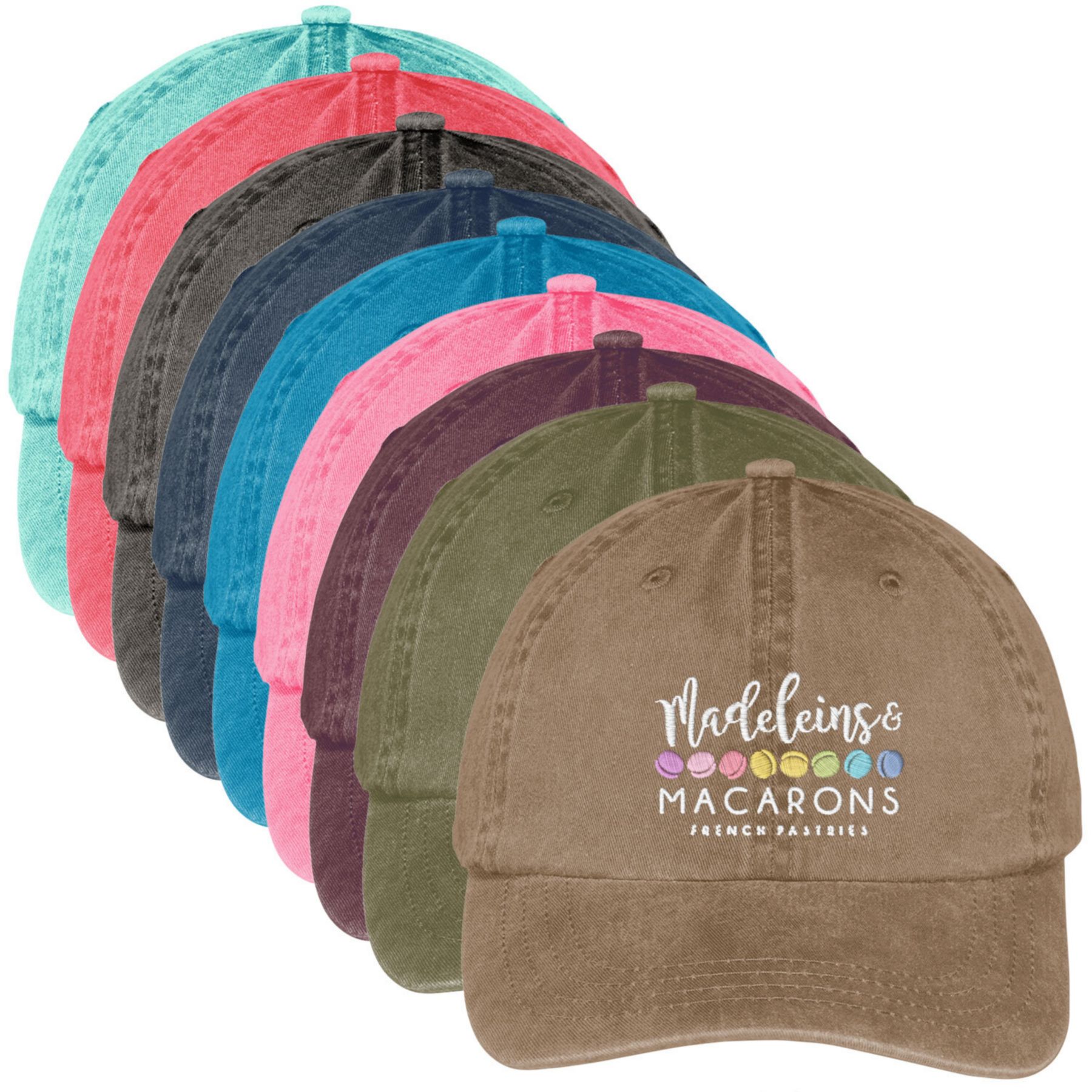 Pigment Dye Hat - Embroidered 1