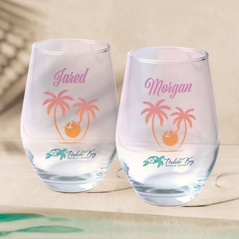 Pod Full Color Stemless Wine Glass 11.5 Oz 1 Pod Full Color Stemless Wine Glass 11.5 Oz 1