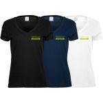 Ladies Cotton V-Neck T-Shirt 4 Ladies Cotton V-Neck T-Shirt 4
