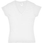 Ladies Cotton V-Neck T-Shirt 6 Ladies Cotton V-Neck T-Shirt 6