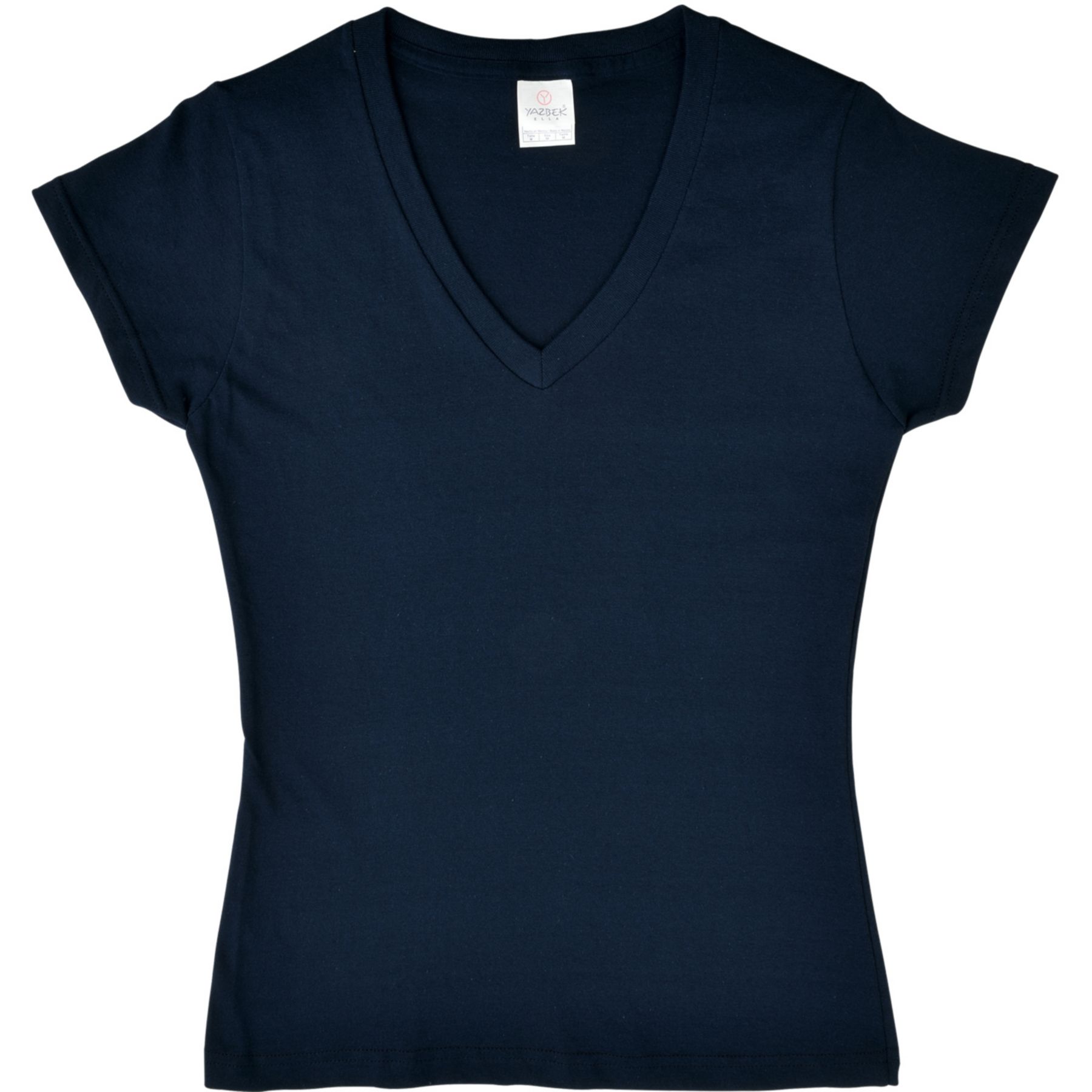 Ladies Cotton V-Neck T-Shirt 1