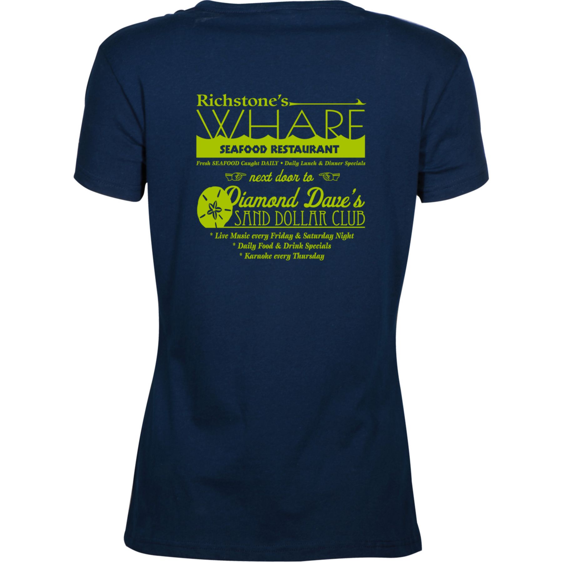 Ladies Cotton V-Neck T-Shirt 1
