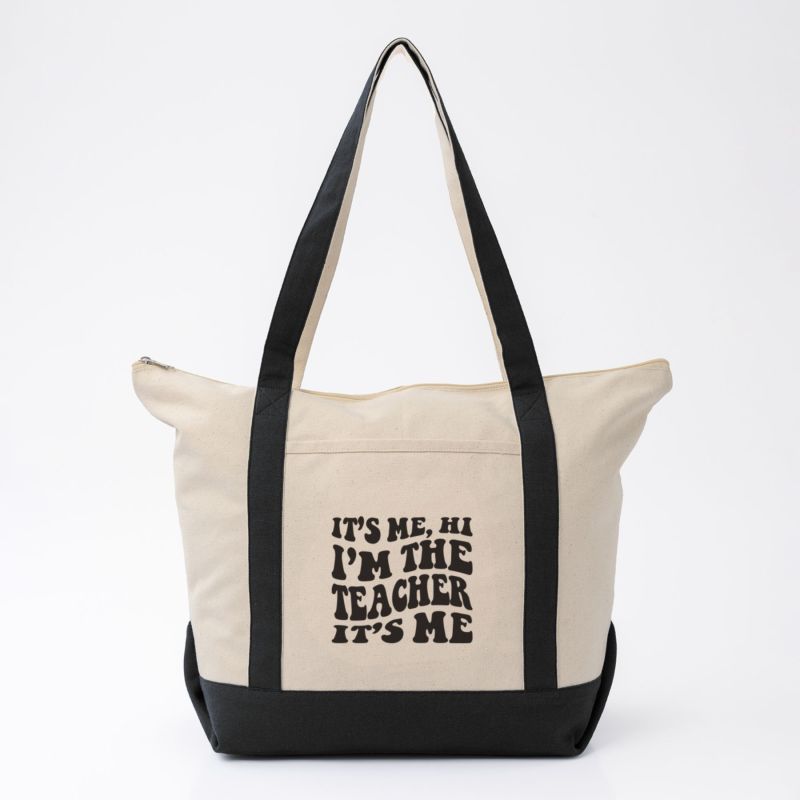 Saratoga Zippered Cotton Boat Bag 1 Saratoga Zippered Cotton Boat Bag 1