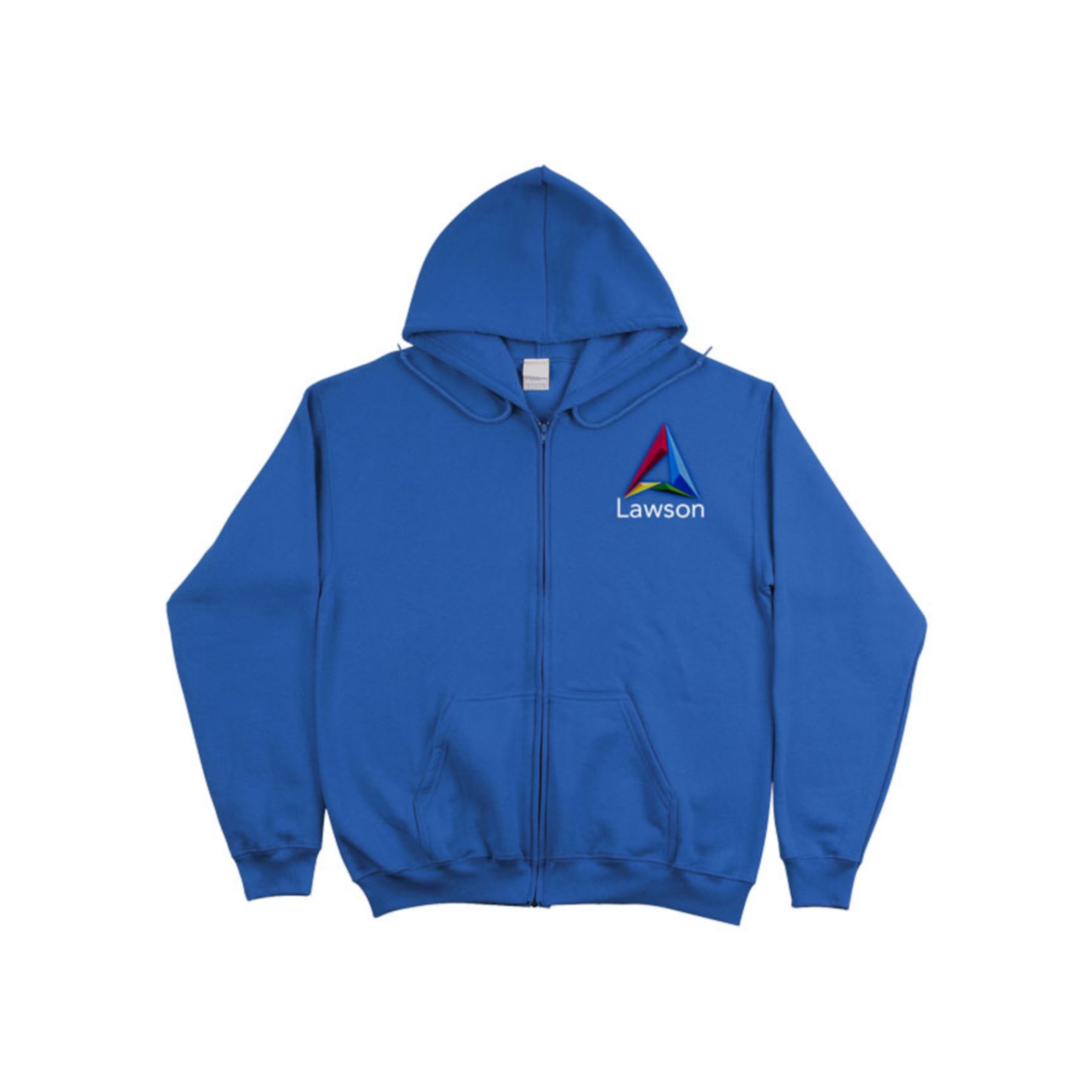 Zippered Hoodie 50/50 Embroidered 1