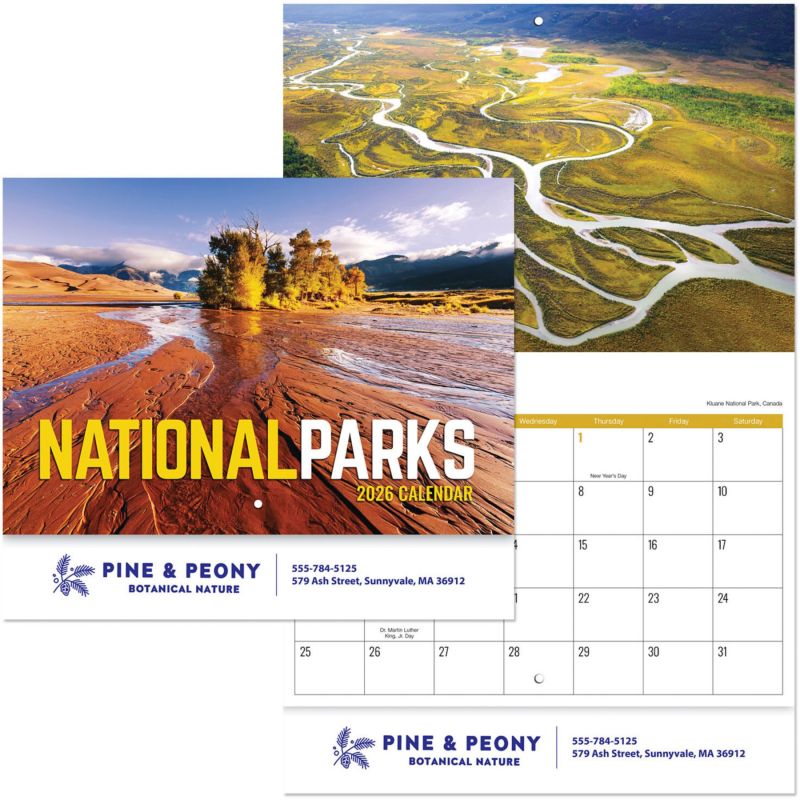 National Parks Stapled Wall Calendar 1 National Parks Stapled Wall Calendar 1