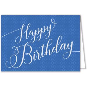 Happy Birthday Blue Card 1 Happy Birthday Blue Card 1