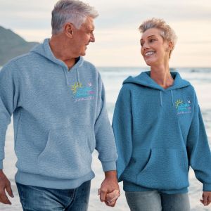 Adult Vintage Heather Hoodie - Embroidered 1 Adult Vintage Heather Hoodie - Embroidered 1