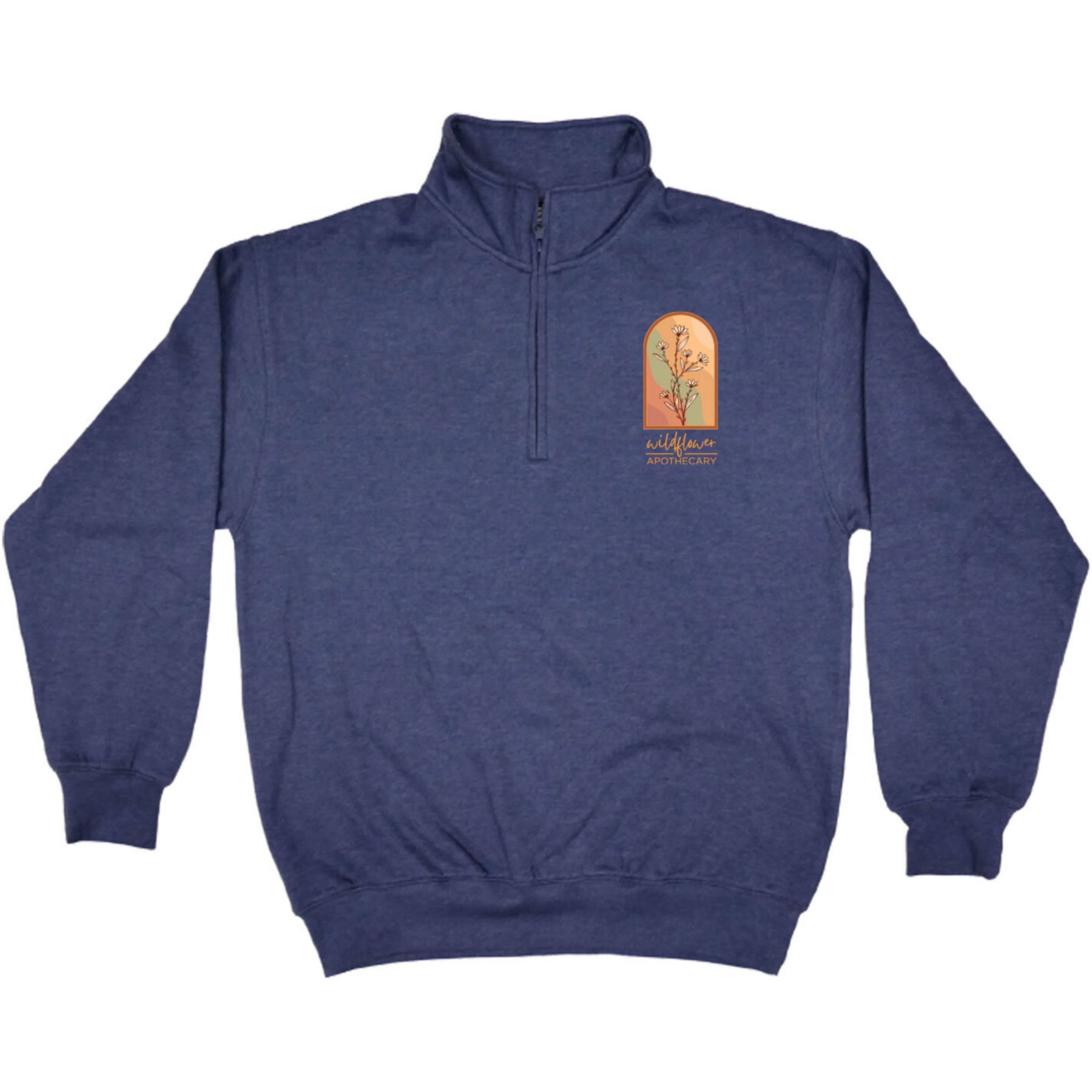 Full Color Unisex 1/4 Zip Fleece Pullover 1