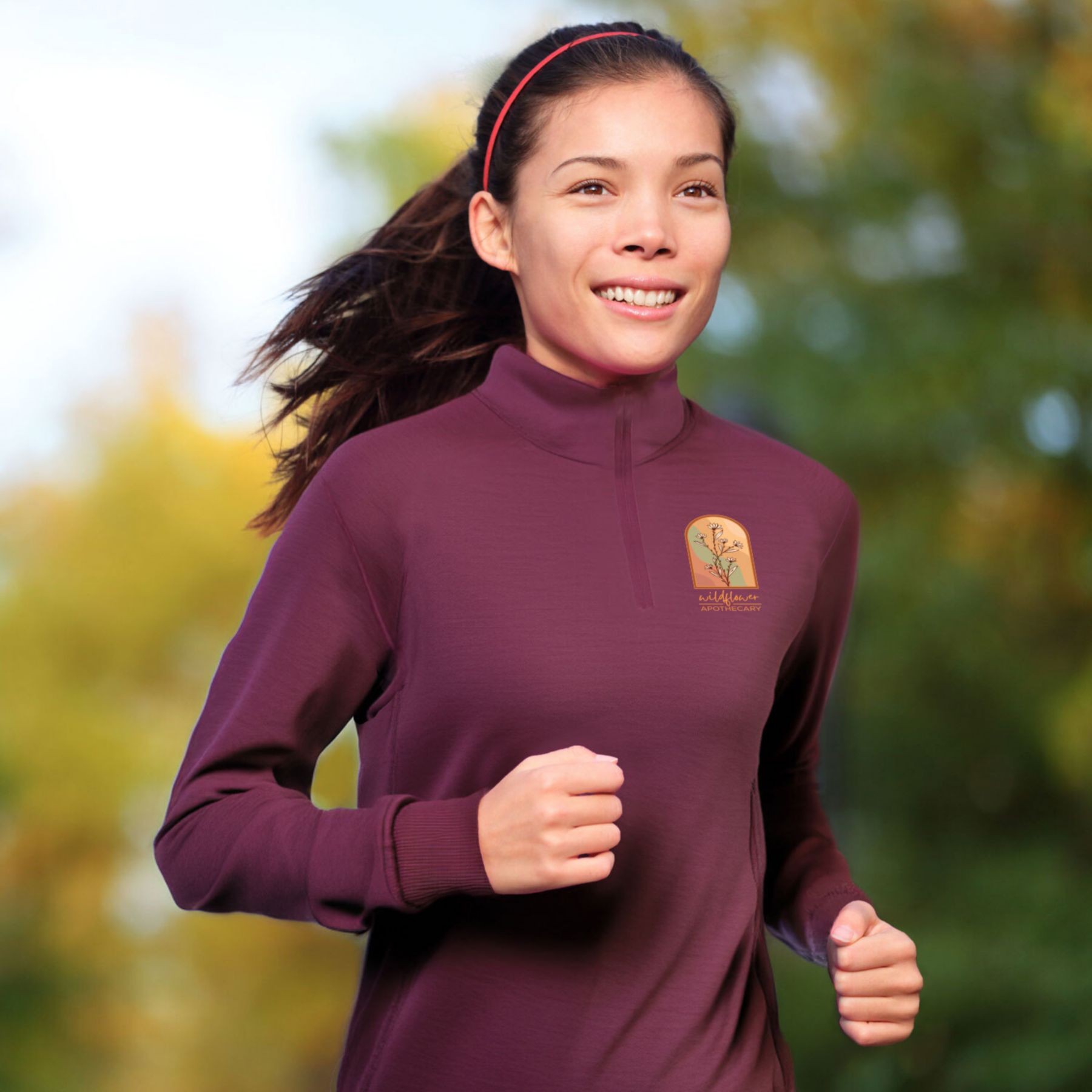 Full Color Unisex 1/4 Zip Fleece Pullover 1