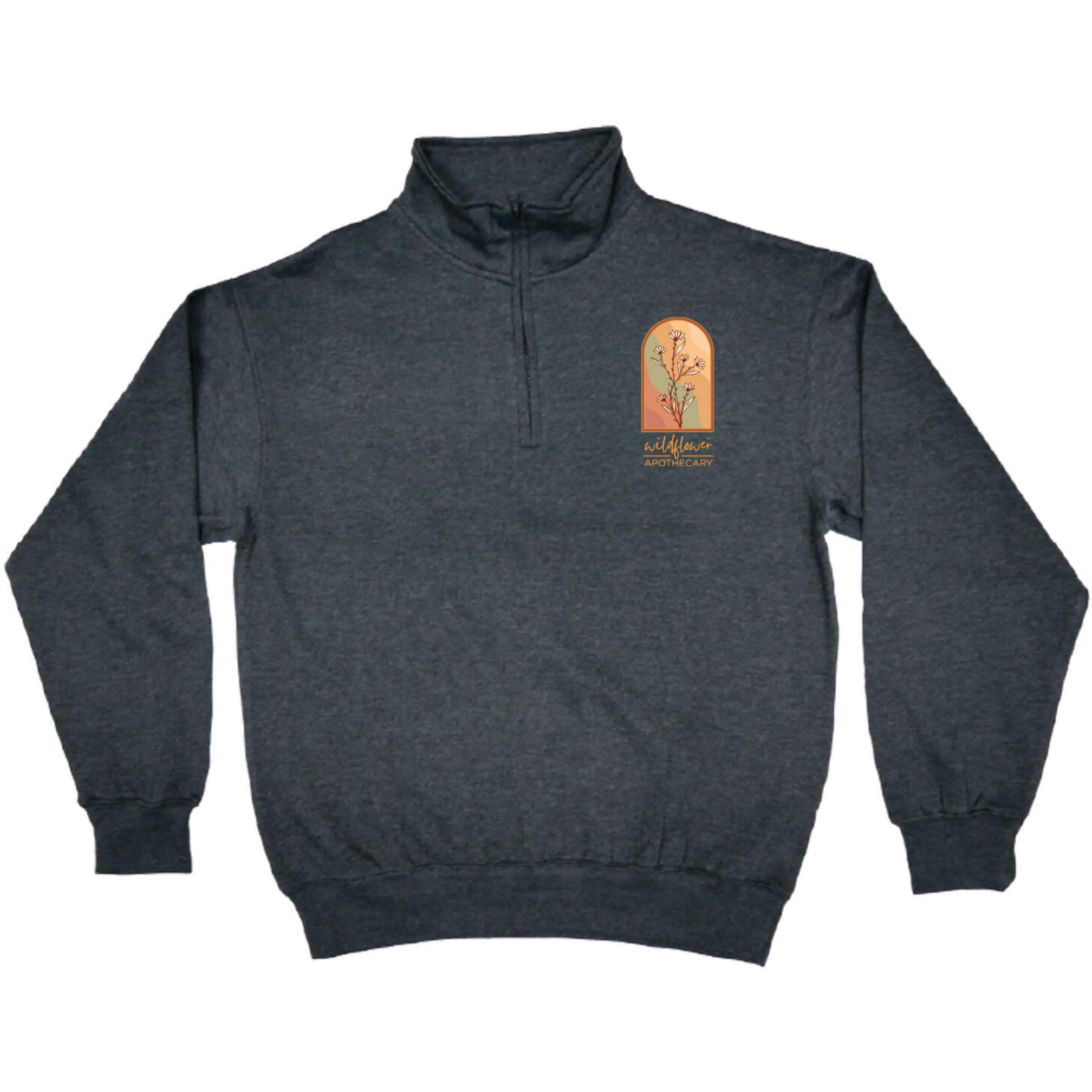 Full Color Unisex 1/4 Zip Fleece Pullover 1