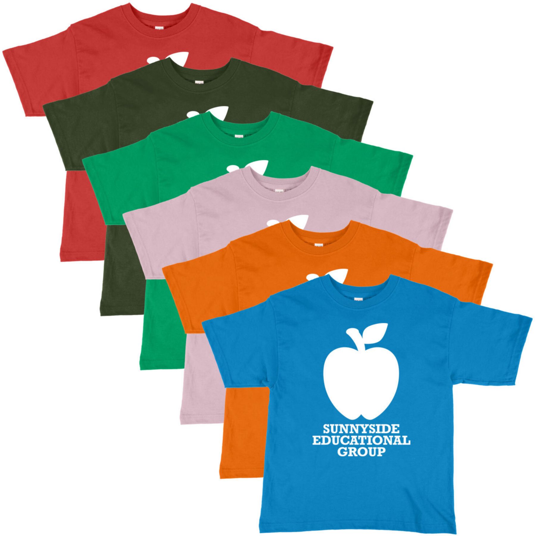 M&O Youth Gold Soft T-Shirt 100% Cotton Screened 1