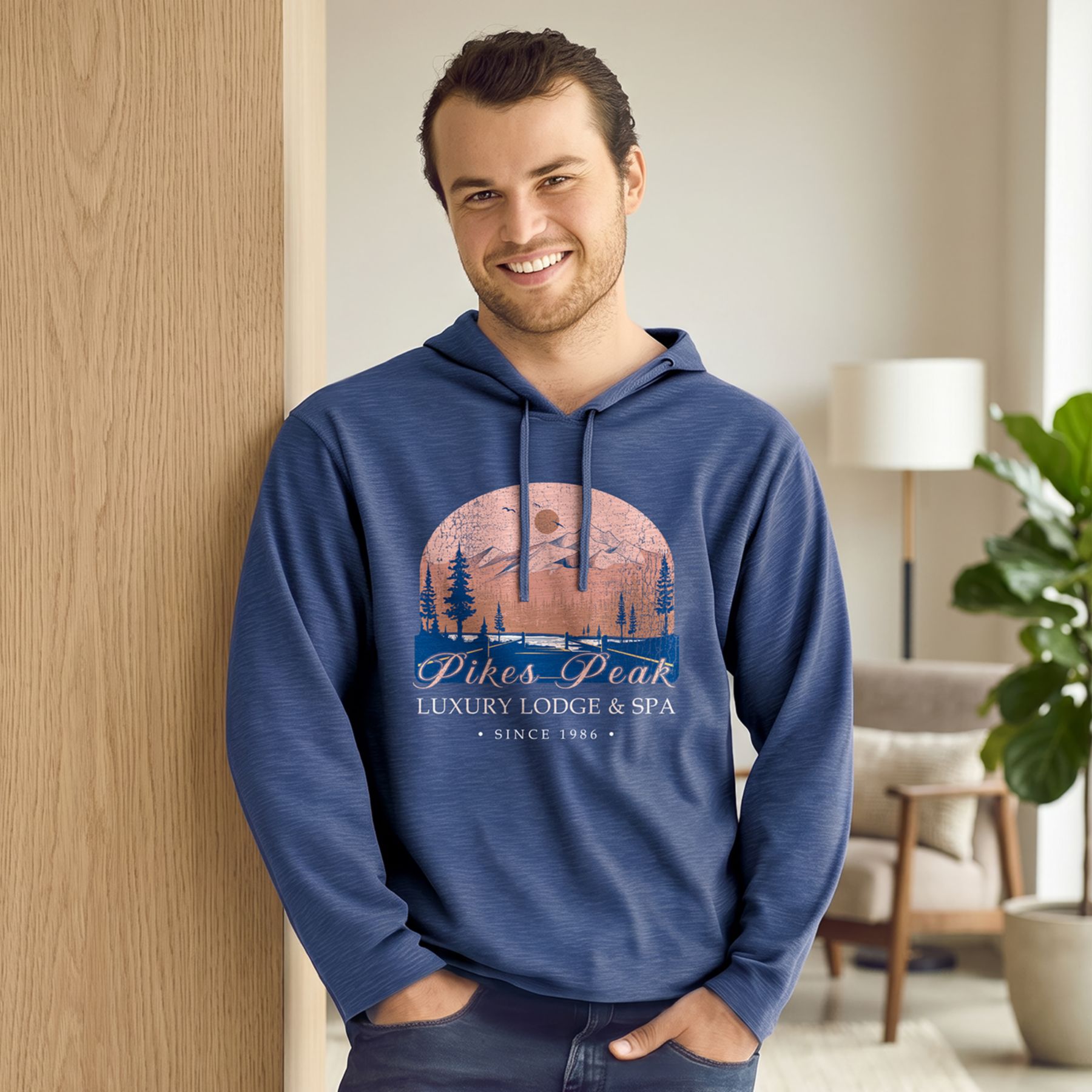 Adult Jersey Long Sleeve Hoodie - Full Color 1
