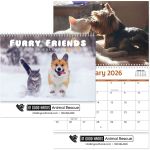 Furry Friends Wall Calendar Spiral 1 Furry Friends Wall Calendar Spiral 1