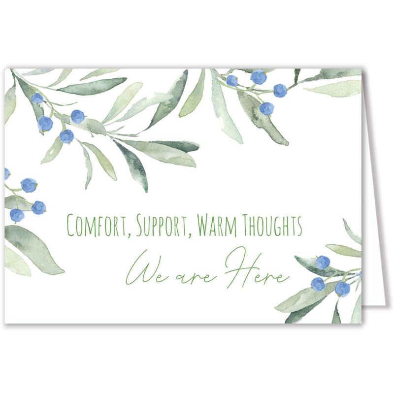 Comfort & Support Greeting Card 1 Comfort & Support Greeting Card 1