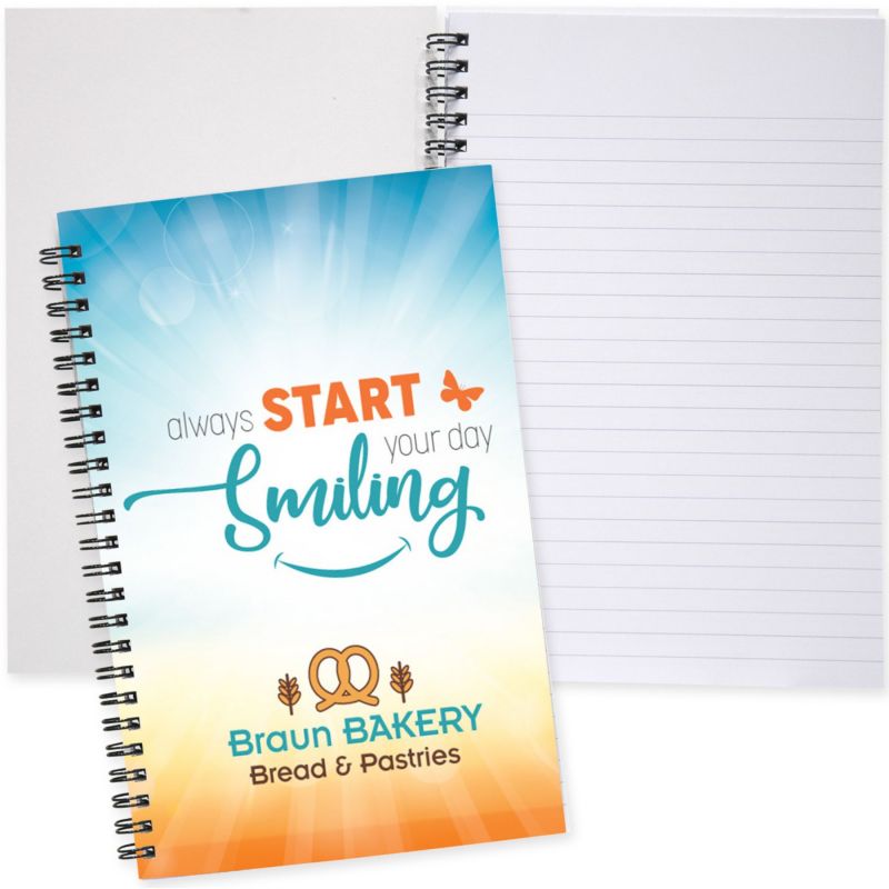 Full Color Custom 5.5x8.5 Notebook 1 Full Color Custom 5.5x8.5 Notebook 1