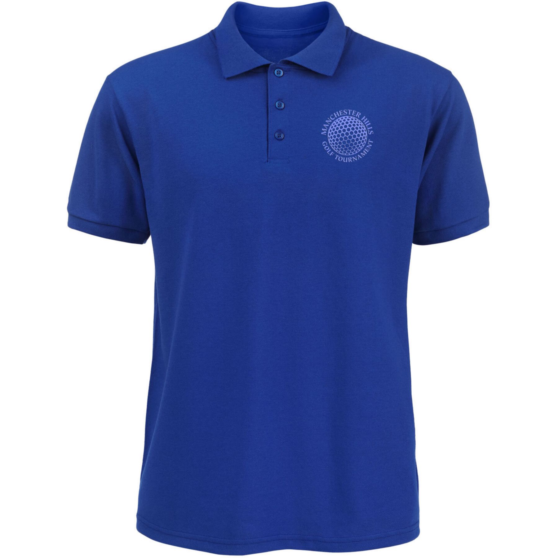 Embroidered Men's 50/50 Polo Shirt 1