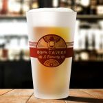 Pod Full Color Frosted Pint Glass 1 Pod Full Color Frosted Pint Glass 1
