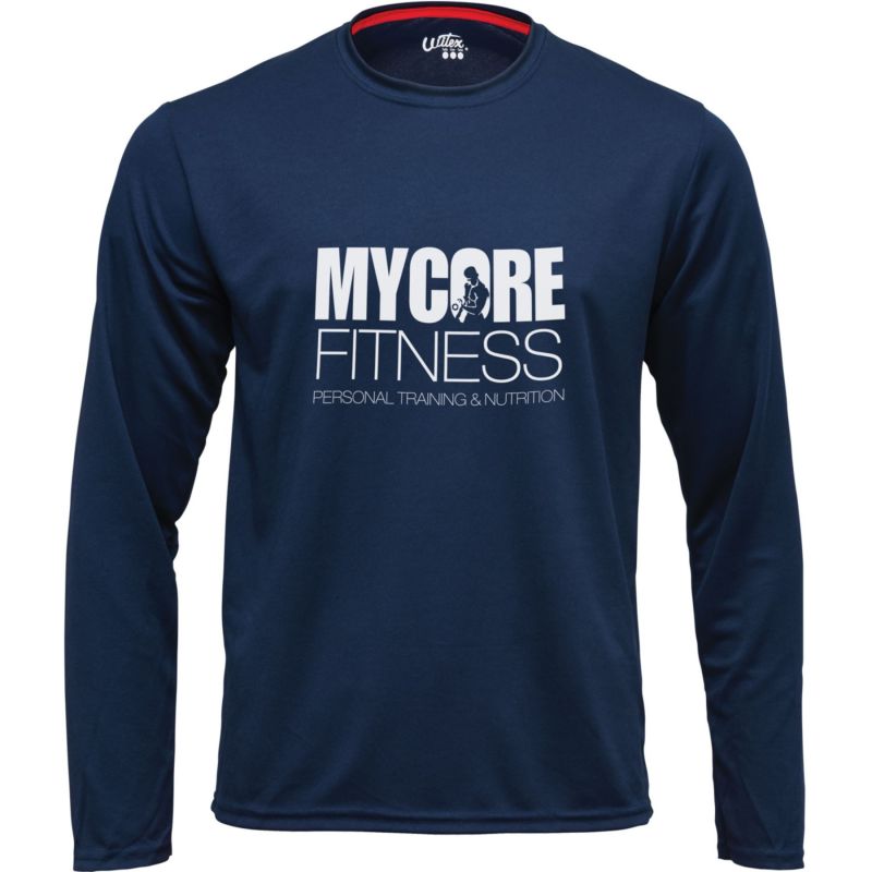 Screen Printed Long Sleeve Performance T-Shirt 1 Screen Printed Long Sleeve Performance T-Shirt 1