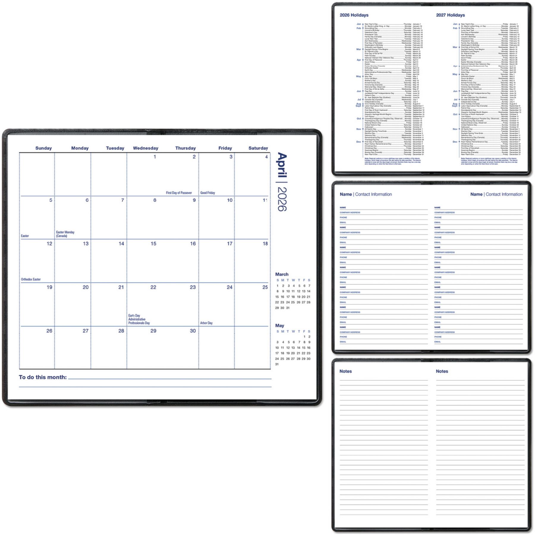 Tuscany Classic Monthly Pocket Calendar 1