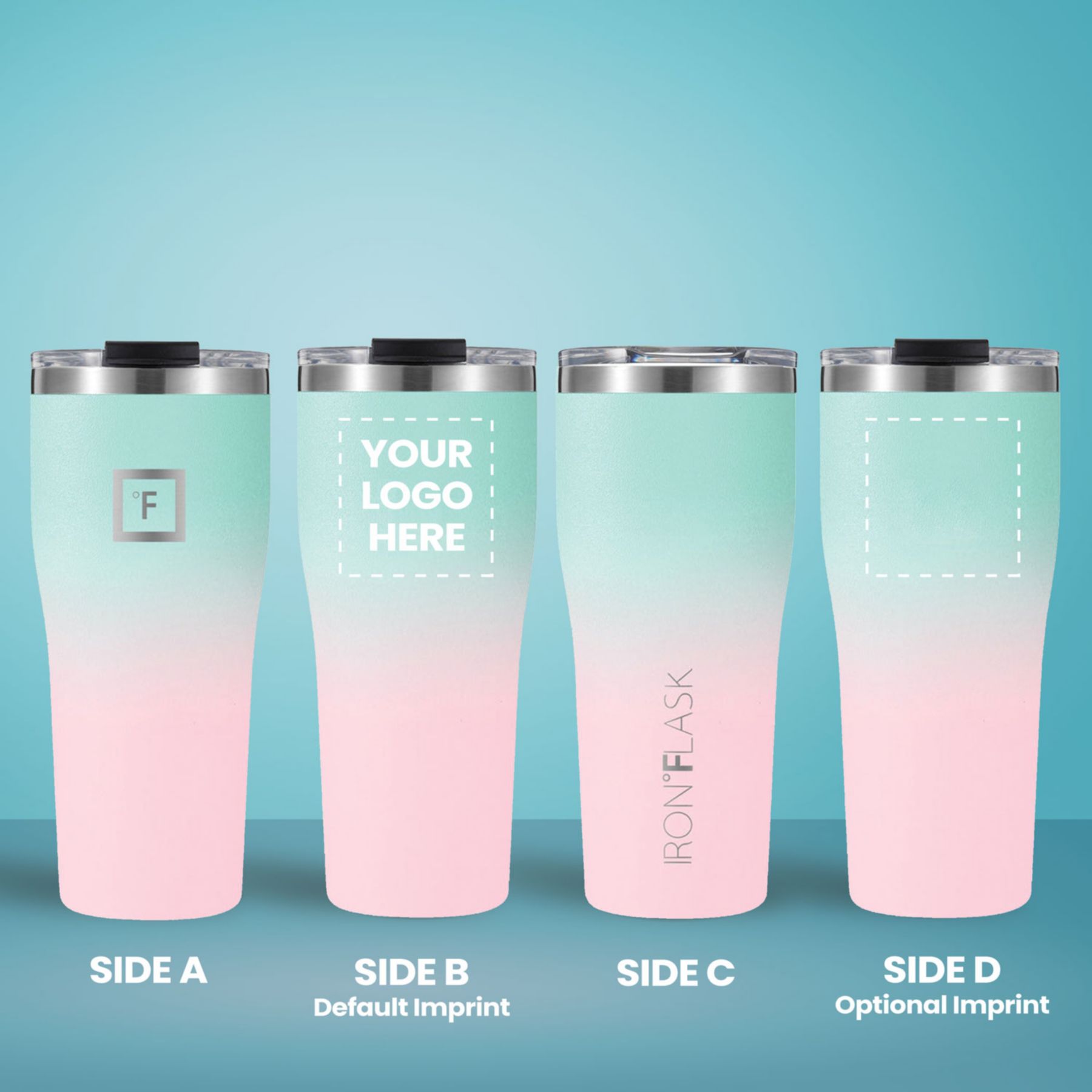 Iron Flask Rover Tumbler Gradient Colors 24 Oz 1