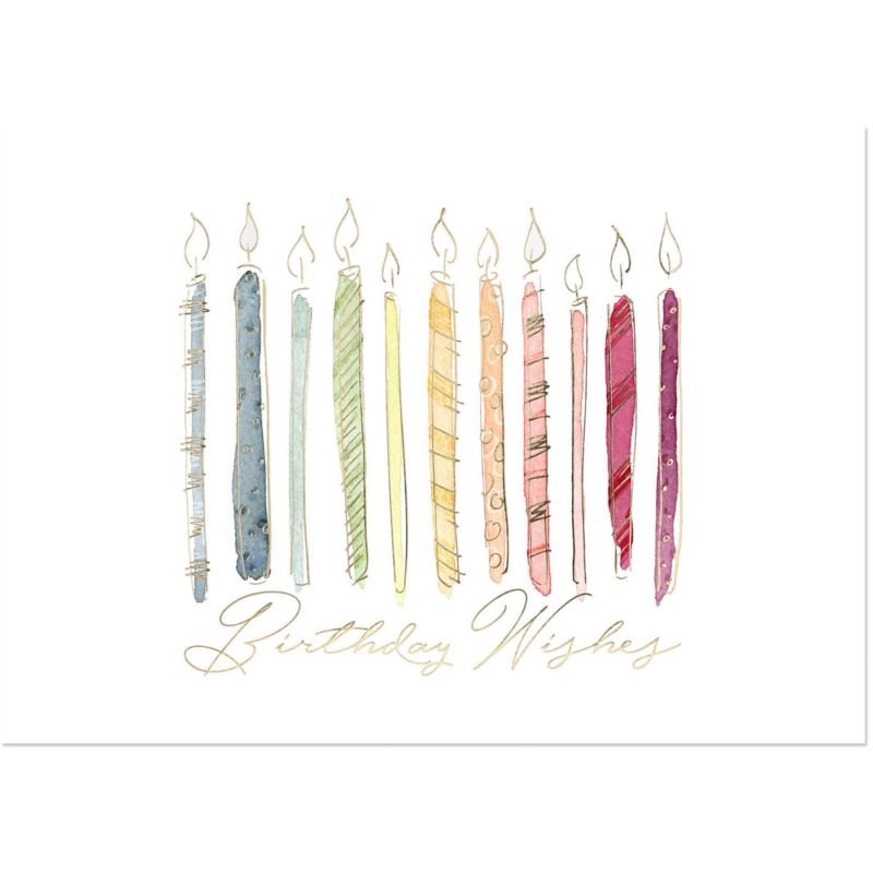 Candle Wishes Card 1 Candle Wishes Card 1