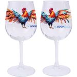 Full Color Wine Glass 12.75 2 Full Color Wine Glass 12.75 2